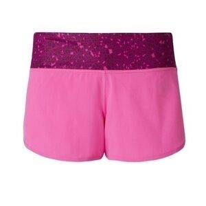 Lululemon Speed Short Pink Paradise Geo Regal Plum Multi size 6